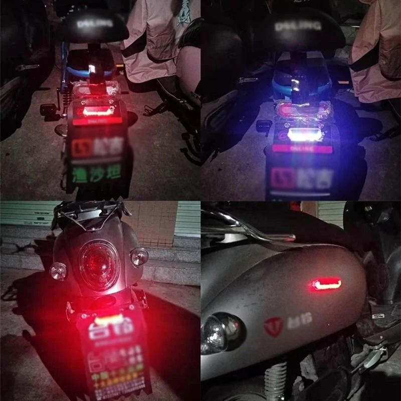 Solar LED Car Burglar Alarm Emergency Safety Warning Light Vibration Light Sensor Motorcycle Anti-collision Flashing led warning light,auto led light