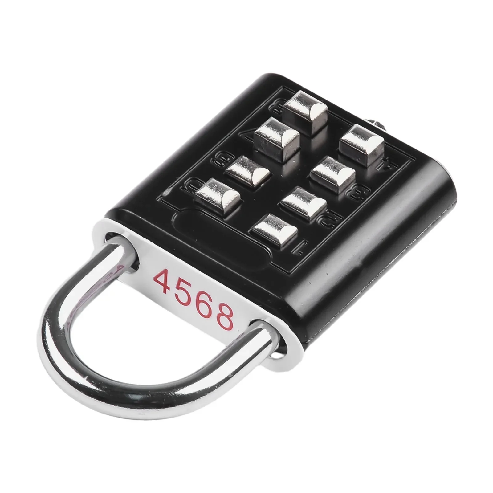Travel Essential Zinc Alloy Suitcase Password Lock 8 Digit Combination Padlock Solid Steel Body Convenient And Secure
