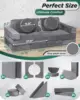 14 Piece Modular Children's Play Sofa, Children's Sectional Sofa, Fortplay Bedroom and Playroom Furniture for Toddlers 2