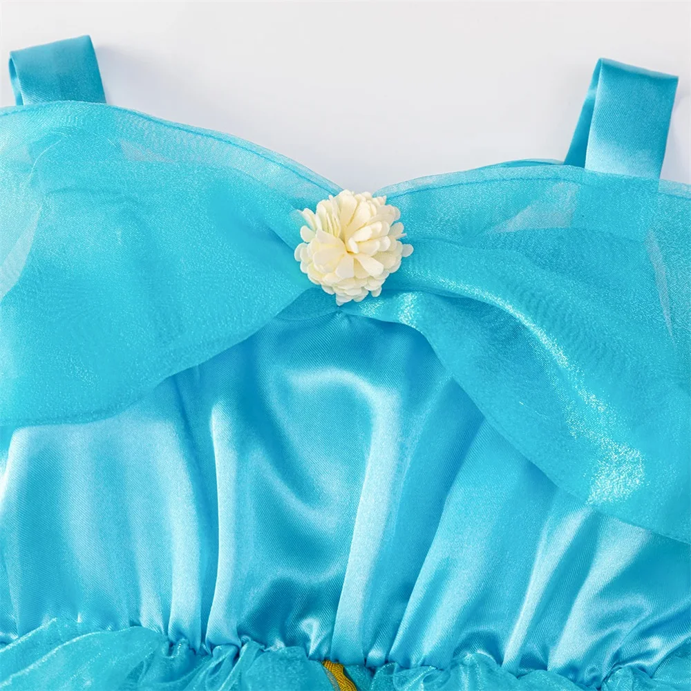 Kleinkind Schneewittchen Gelb Klettern Kleidung Baby Frozen Elsa Crawl Kleid Mädchen Taufe Abendkleid Kleinkind Aladdin Kostüme Tragen – Detail 12