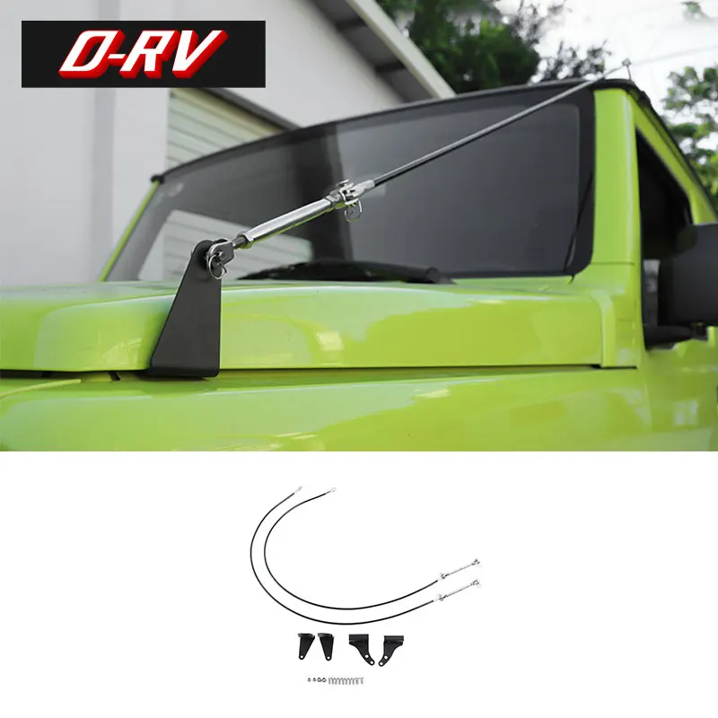 

For Suzuki Jimny 2019 2020 2021 JB64 JB74W Hood Obstacle Eliminate Rope Protector Accessories Deflect Low Hanging Branches Brush