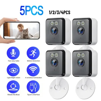 Mini Cube Camera Wifi Indoor Two Way Audio Motion Detection Home Baby Pet Monitoring Night Vision 3MP IP CCTV Security Cameras 1
