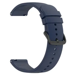 Breathable Sports Silicone Strap - 22mm/20mm Wristband Replacement Bracelet for 20mm (Midnight Blue)