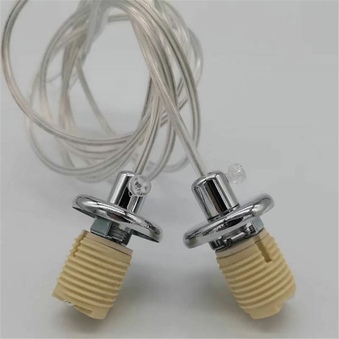 2/10/25pcs Lamp Holder G9 Thread Ceramic with 1m Hanging Wire Screw Threaded Socket Base + Cable Lighting Accessory