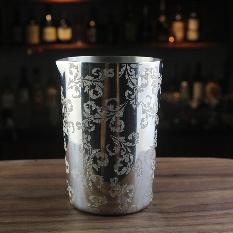 500ml Stainless Steel Stirring Tin Mixing Glass Preferred by Pros and Amateurs Alike, Make Your Own Specialty Cocktails Bar Tool