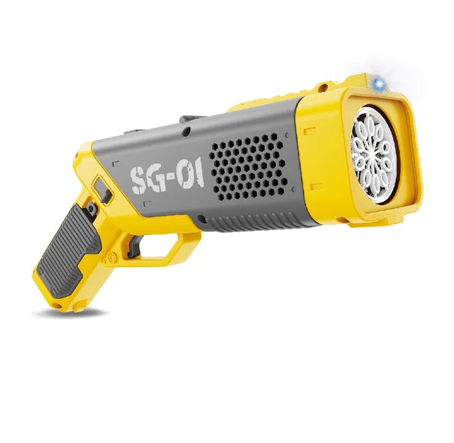 2022 Hot Kids Gatling Bubble Gun Toy 10-Hole Electric Bubble Machine Summer Outdoor Soap Water Children Toys 5