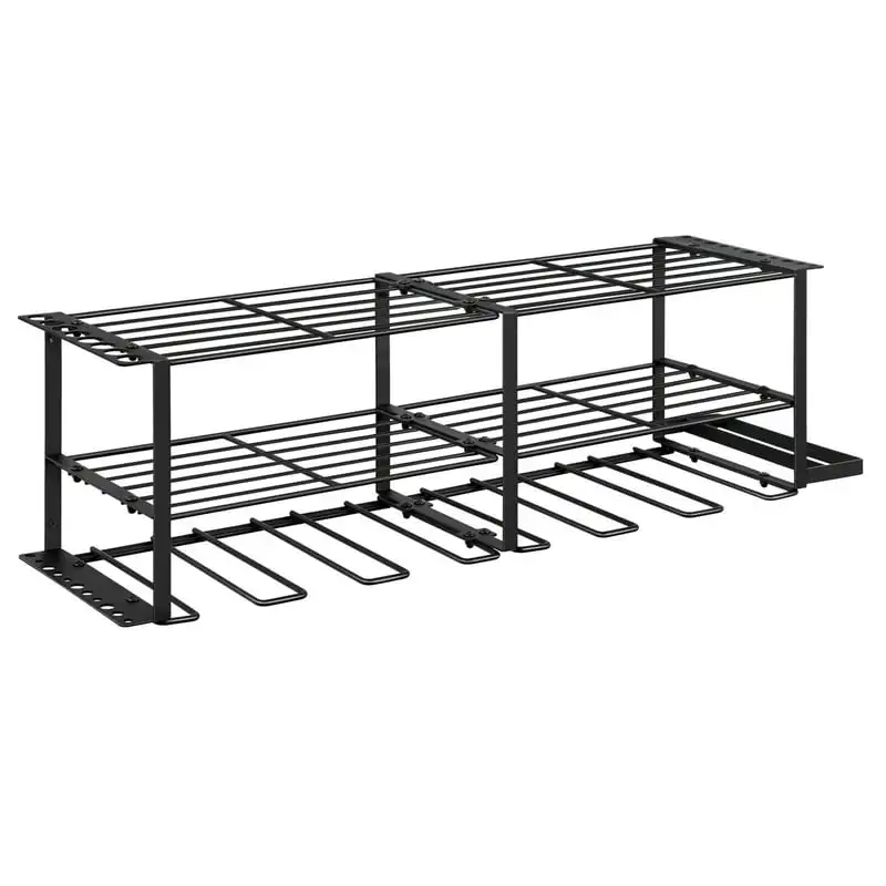 

Mounted Power Tool Organizer with 6 Drill Holders, Garage Tool Organizers and Storage Rack