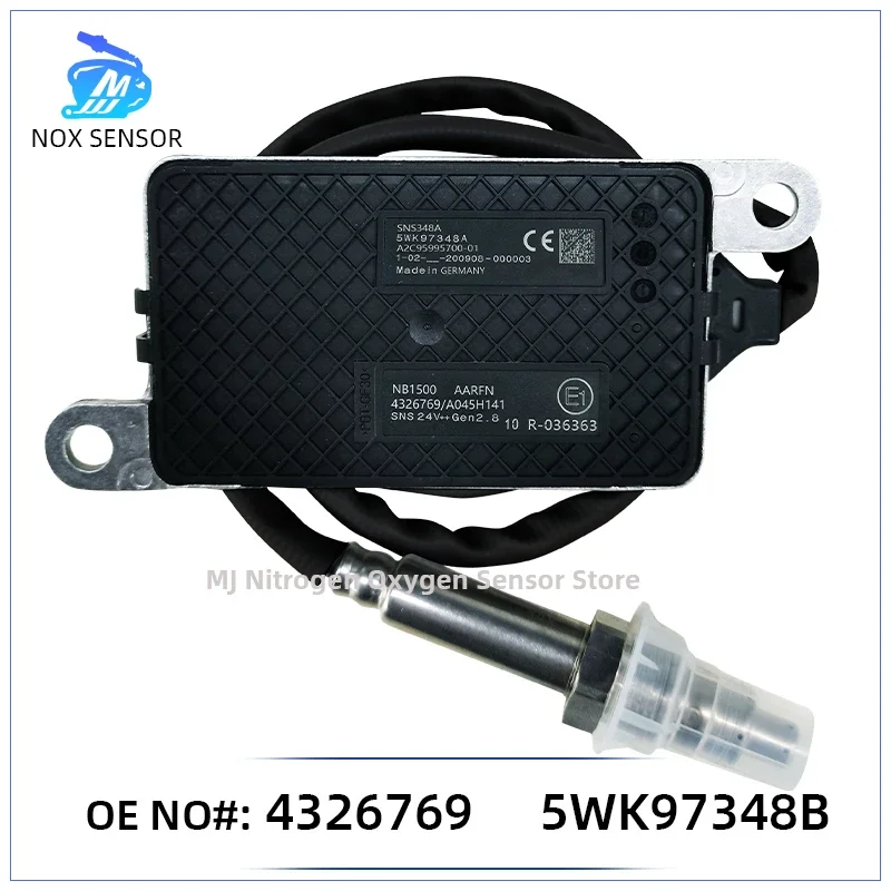 

5WK97348A 4326769 2006243 2139930 1928760 195353 New NOX Sensor Nitrogen Oxygen Sensor 24V For DAF For Cummins CF XF F7 Truck 24