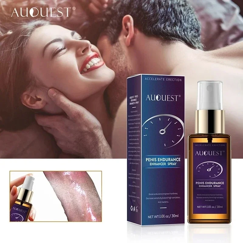 

AUQUEST-espray retardante del sexo para hombres, aceite de crecimiento para agrandar el pene, uso externo, líquido para orgasmo