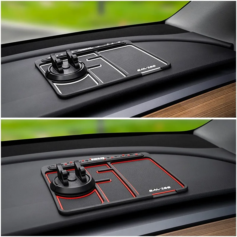 Versatile Non-Slip Dashboard Silicone Car Mat & Phone Holder