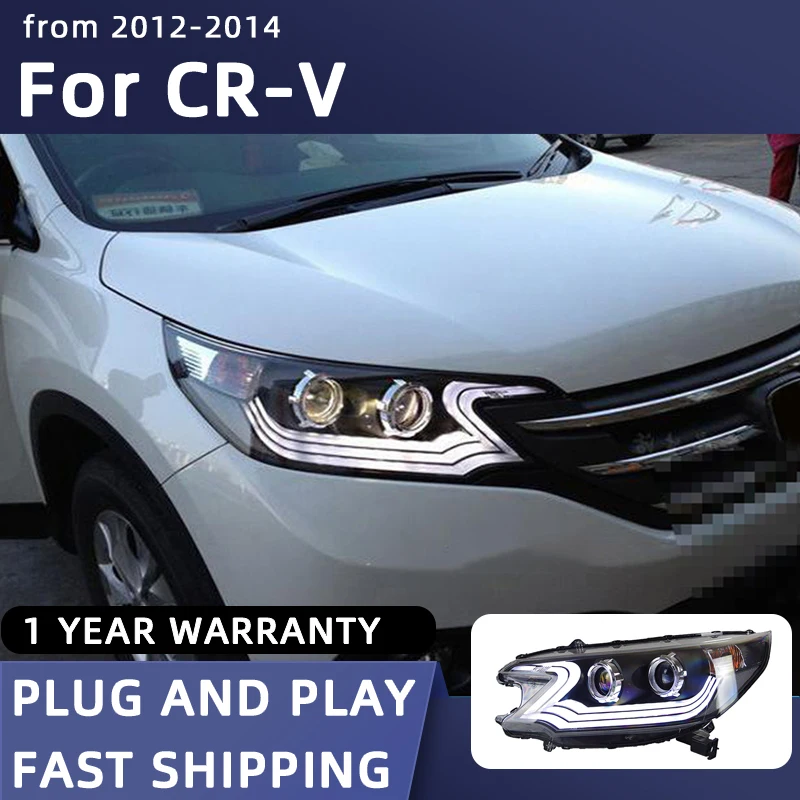 Car Styling Headlights for Honda CRV LED Headlight 20122014 Head Lamp