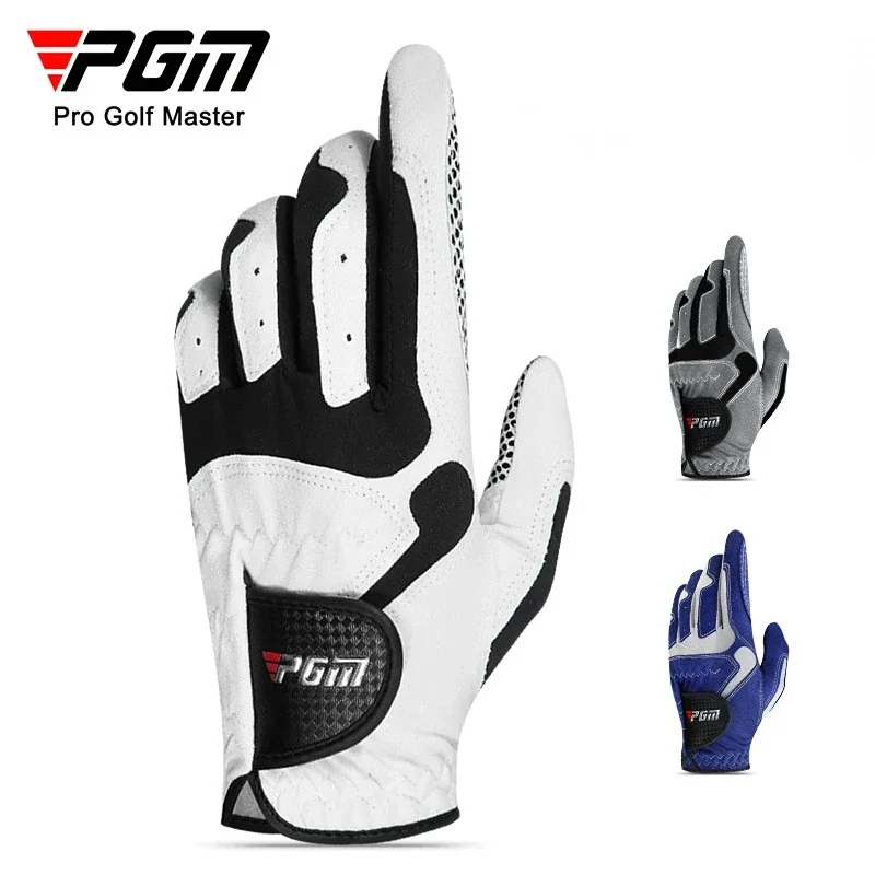 PGM Professional Golf Gloves Microfiber Cloth Fabric Breathable Non-Slip Gloves Club Swing Putting Training Men Gloves ST017 2