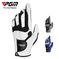 PGM Professional Golf Gloves Microfiber Cloth Fabric Breathable Non-Slip Gloves Club Swing Putting Training Men Gloves ST017 2