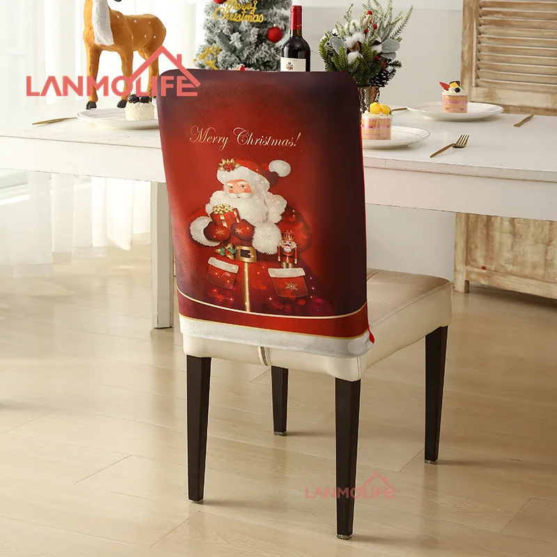 

Christmas Decorative Chair Set Stool Set New Doll Chair Cover European and American Decorative Home Furnishings