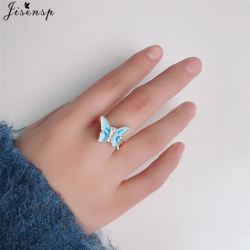 Adjustable Rotatable Butterfly & Daisy Anti-Stress Fidget Ring