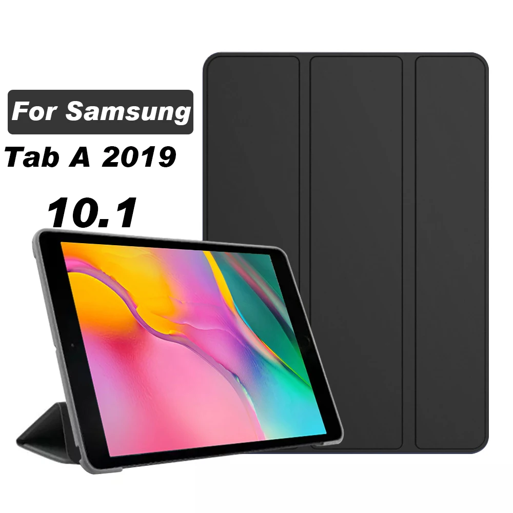 For Samsung Tab A 2019 T510 T515 Case PU Leather Stand