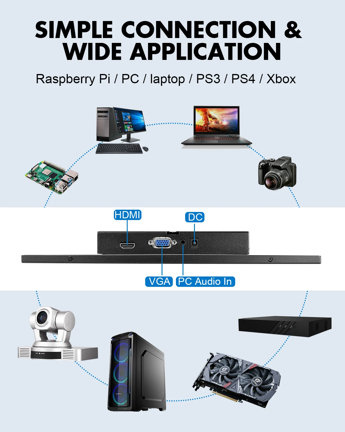Eyoyo ޴ , PS4 Xbox ٵ ġ   Ʈ PC, 12 ġ ÷, QHD 2160x1440 IPS HDMI  ȭ, 2K