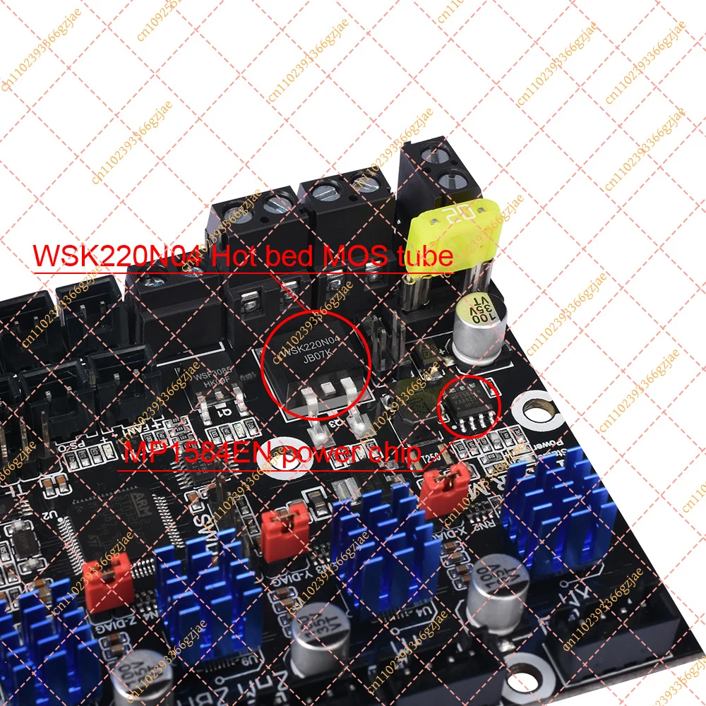 빅트리테크 SKR 미니 E3 V2 32비트 3D 마더보드 TMC2209 3D 프린터 부품 (엔더 3/5 프로 업그레이드용) 엔더3 V2 BTT SKR V1.4 터보