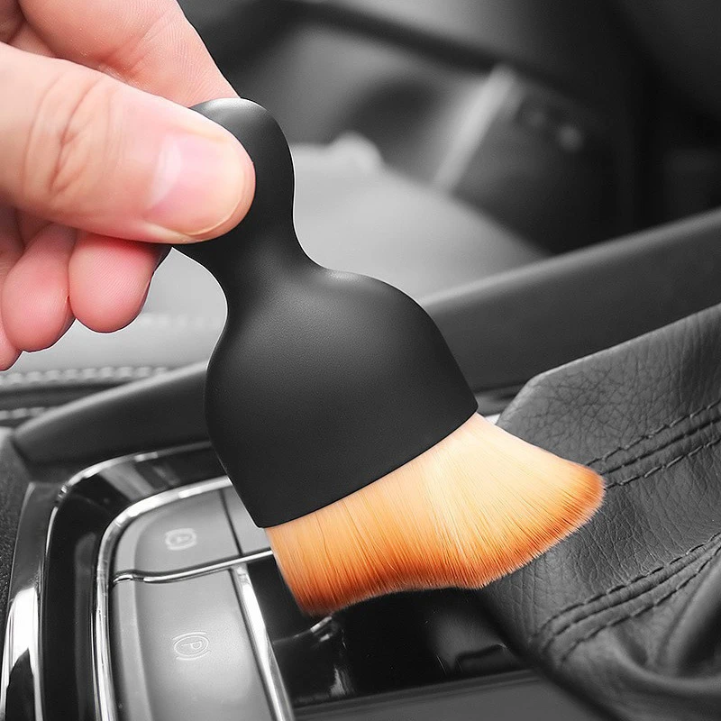 

Car Interior Cleaning Tool Dashboard Air Outlet Soft Brush Auto Home Office Crevice Dust Removal Artifact Brush Car Clean Tools