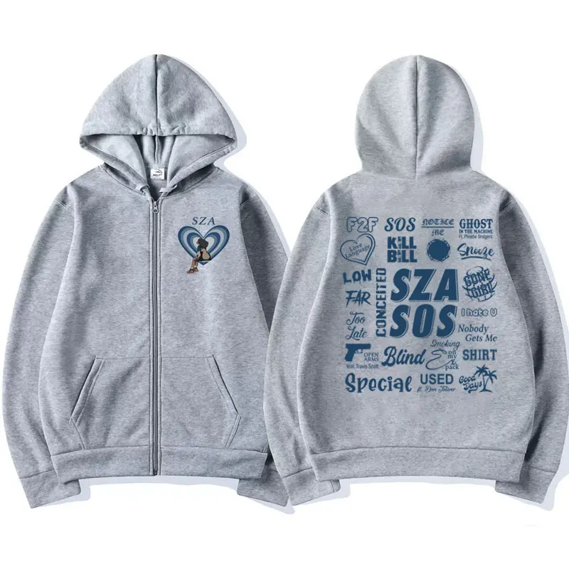 Bad Bunny Nadie Sabe Lo Que Va A Pasar Manana Graphics Hooded Jacket Hip Hop Streetwear Sweatshirt Zip-up Coats Hoodies Unisex