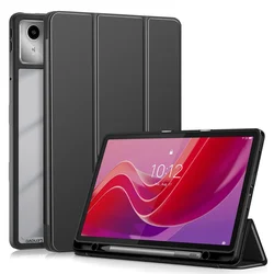 Enhanced Product Title:  
Premium Trifold Acrylic Hard Back Case with Pen Holder & Magnetic Smart Cover for Xiaoxin Pad 2024 (Black)