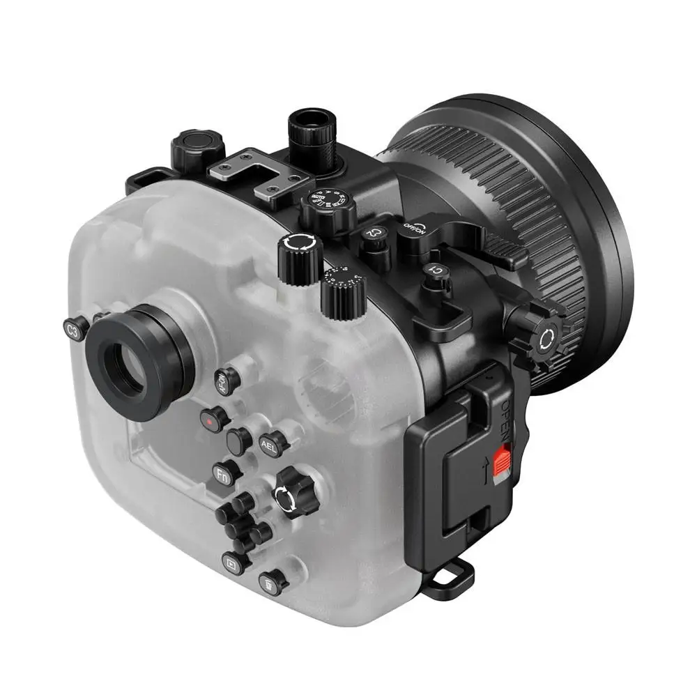 Seafrogs 40M/130FT Underwater Camera Housing Diving Case For Sony A7R III PRO Wi