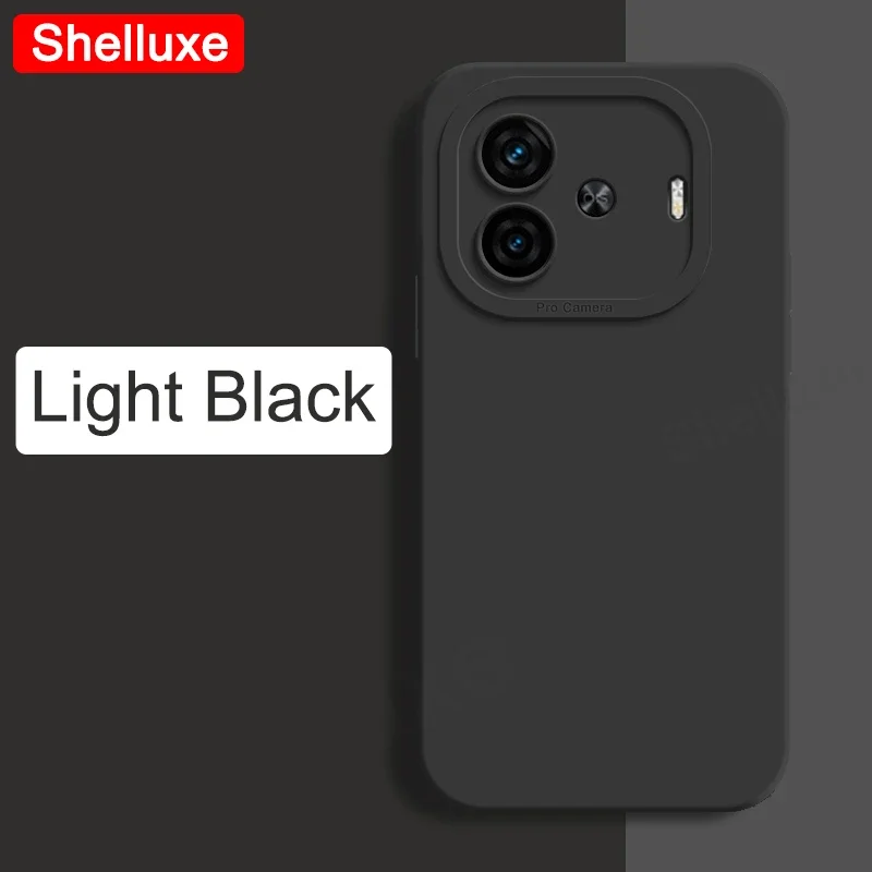 Square Liquid Silicone Shockproof Phone Case - Soft Shelluxe Cover in Bold Design