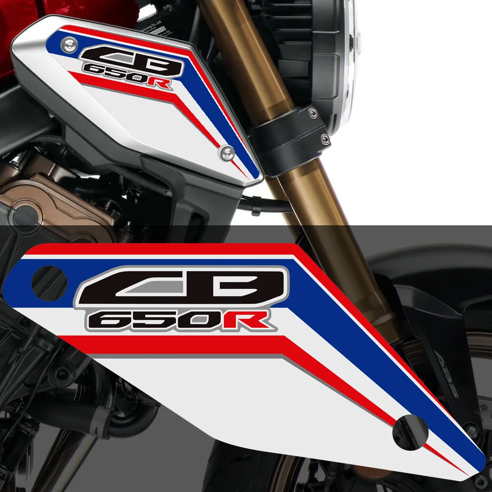 For Honda CB650R Motorcycle Gas Fuel Oil Kit Knee Tank Pad Stickers Protection Protector Decals CB 650 CB650 R