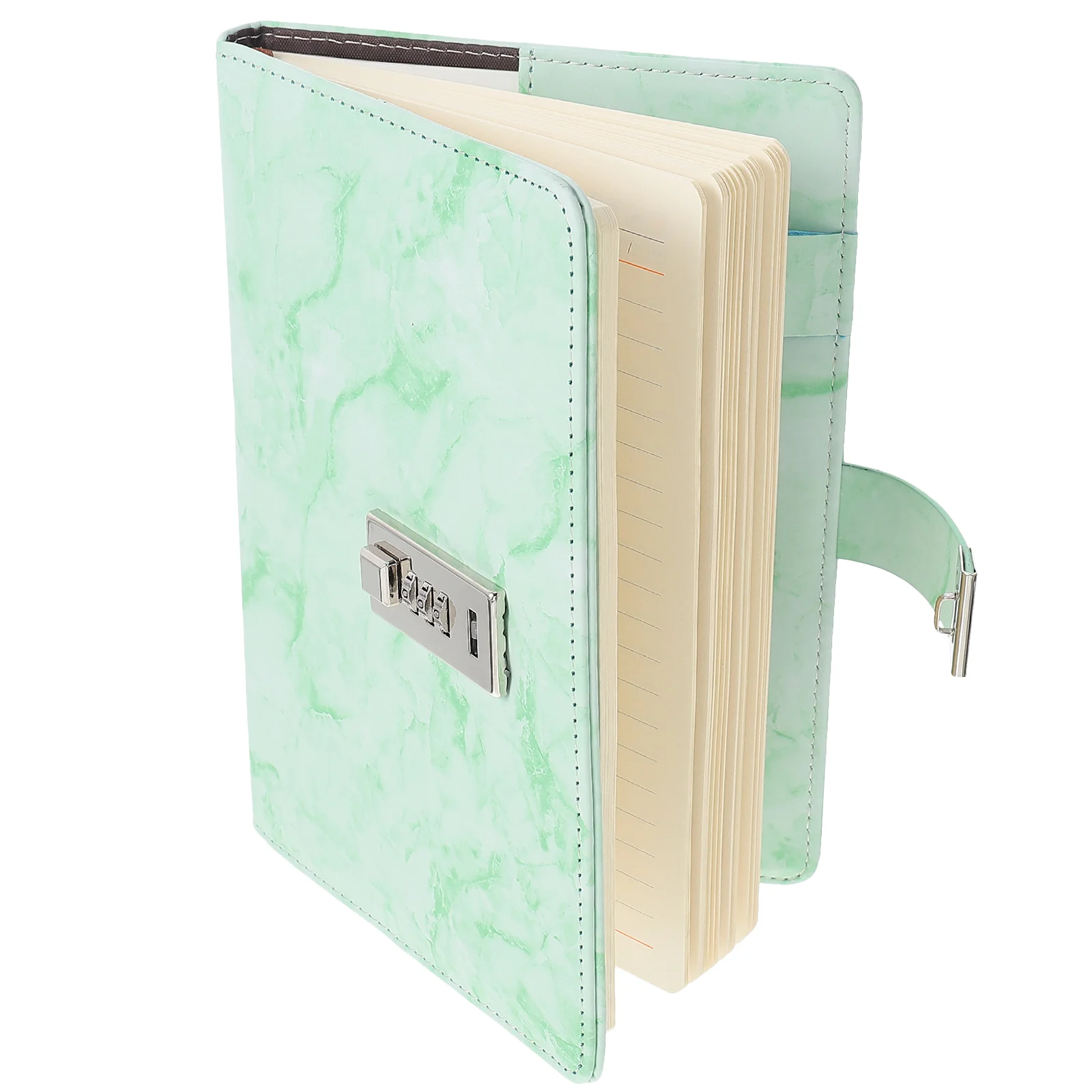

Password Notebook Notebook With Lock Accessory Supply Household Delicate Diary Write Multi-function Lock Portable Diary Book