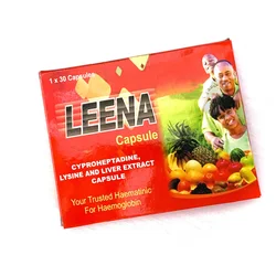 Leena Capsule, Haemoglobin, Donkomi Leena Capsules 1X30 Capsules