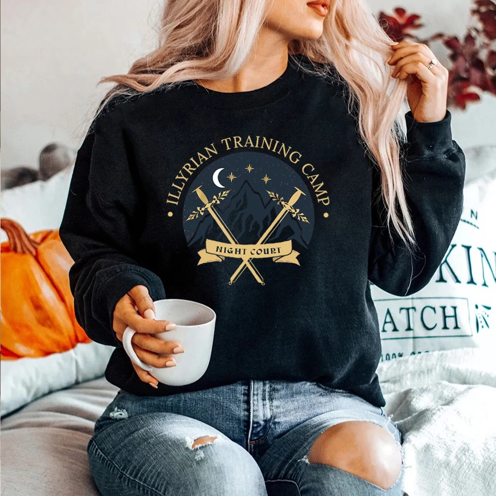 

Acotar Velaris Sweatshirt Night Court Hoodie City of Starlight Sarah J Maas Jumper Illyrian Velaris Sweatshirts Bookish Gift