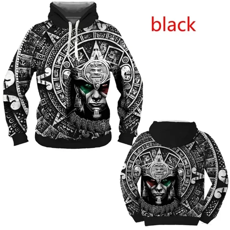 thumbnail image 1 of Sudadera con capucha con estampado mexicano para hombre, sudadera informal con estampado 3D, sudadera holgada informal de gran tamaño, ropa de calle, 1 of 5