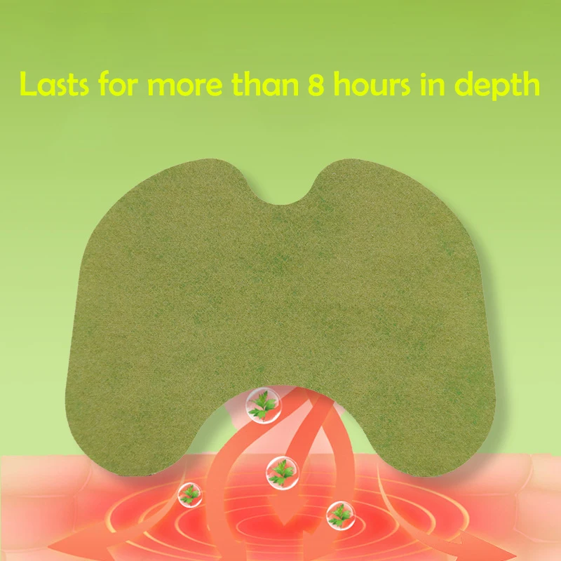 60/6 PCS Wormwood Knee Patch Sports Yoga Long-lasting Warm Knee Patch Acupuncture Patch Sports Rehabilitation Tools