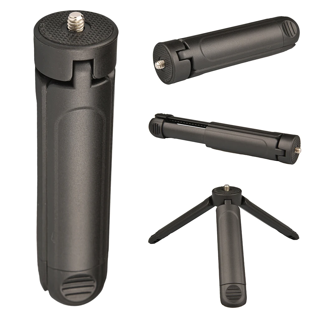 Extendable Tripod with 1/4 Screw Mount Tabletop Tripod Stand Vlog Shooting Grip for Video Recording/Selfies/Live Stream/Vlogging