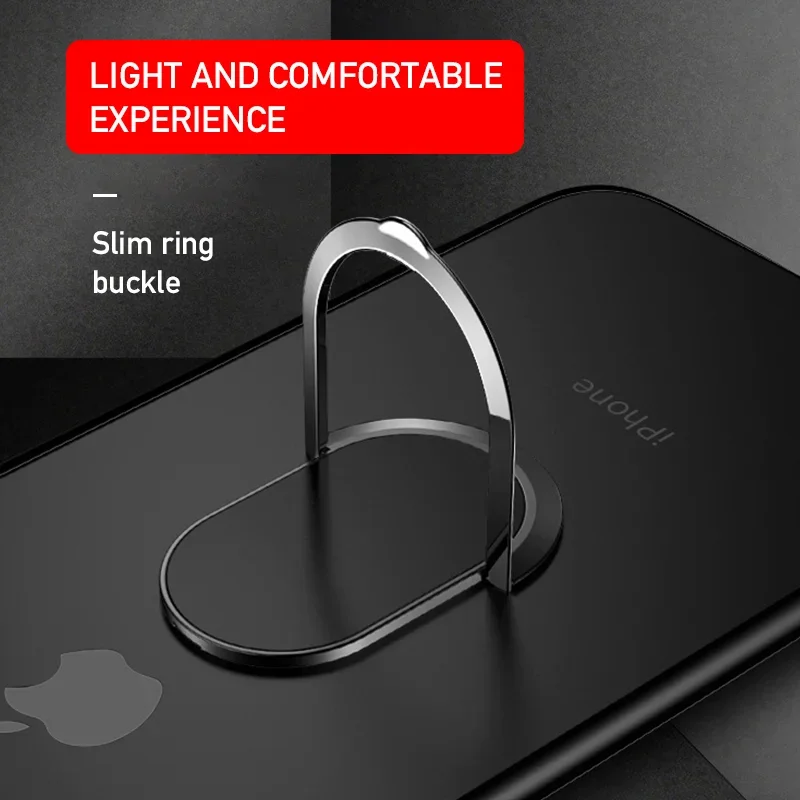 Universal Ultra Thin Finger Ring Holder For Iphone Huawei Flexible Phone Stand No Magnetic Car Phone Smartphone
