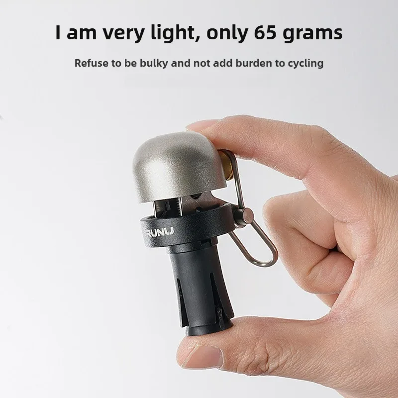 Aluminum Alloy Bicycle Safety Bell 110dB Loud Mini Horn