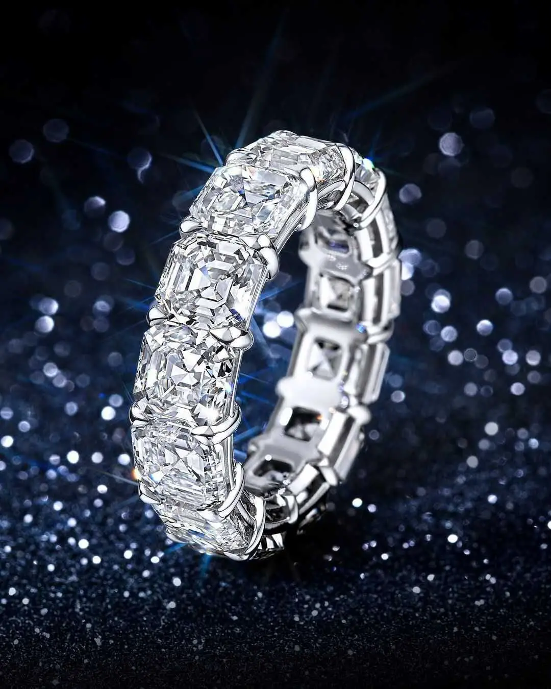 Anillo De Proma Femenina De Plata De Ley S925, Corte Princa, 4mm, Moissanita, Anillos De Compromiso Para Boda Para Mujer Y Hombr, Joyería De Moda - AliExprs 36