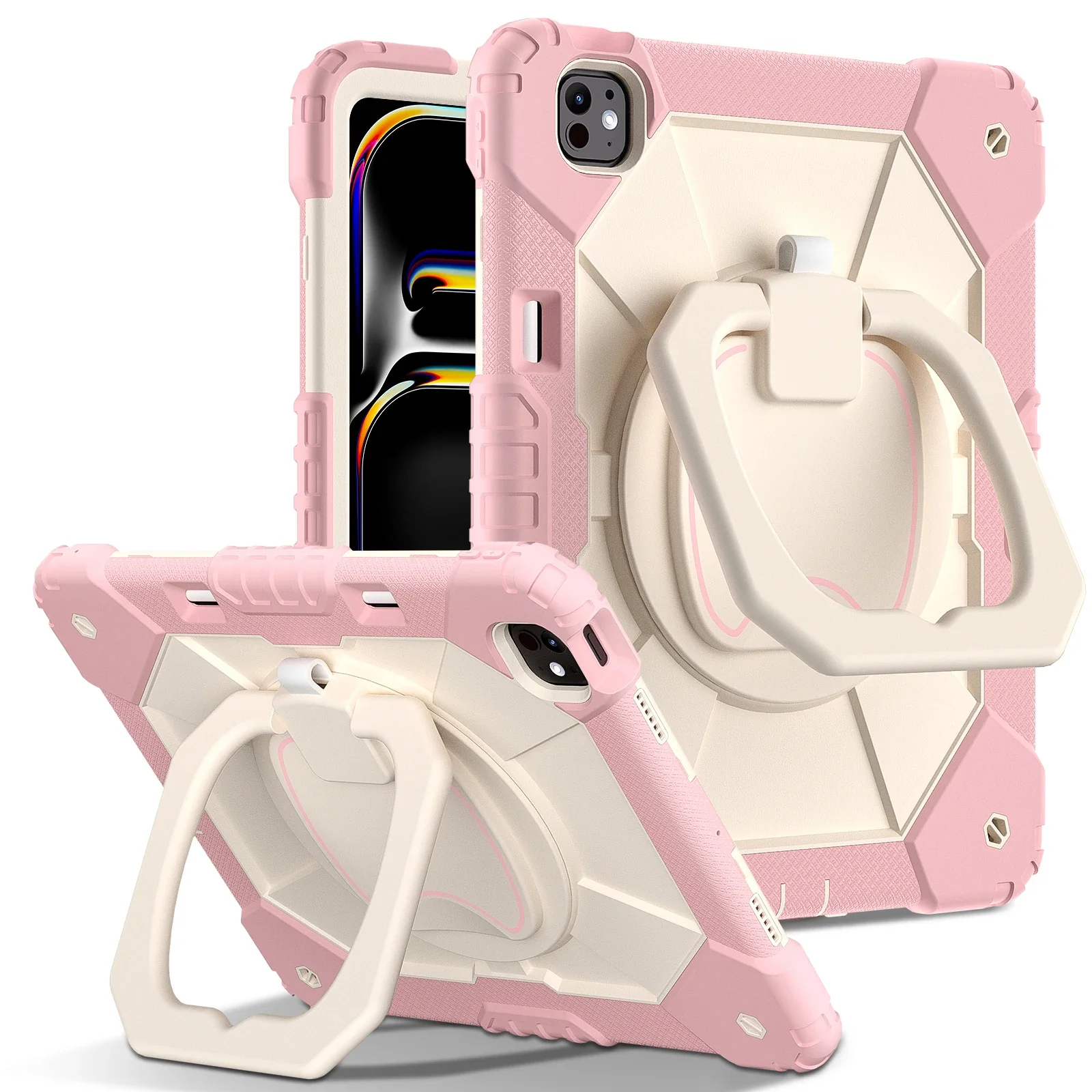 Versatile 360° Rotatable Stand Tablet Case with Shockproof Protection