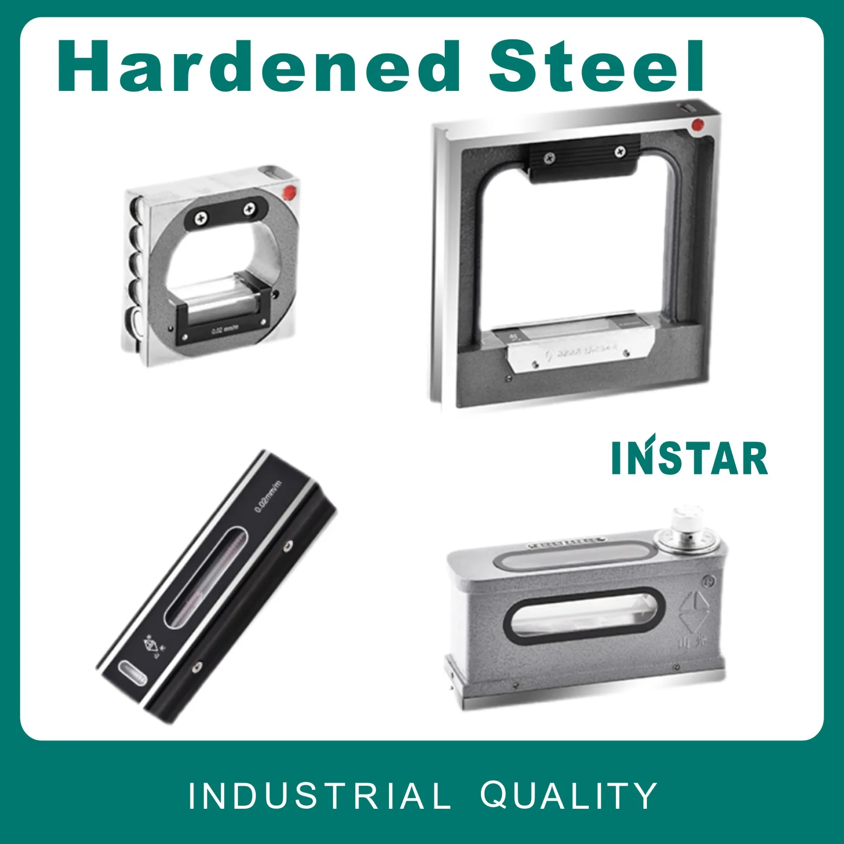 Mechanical Frame Spirit Level 100mm 150mm 300mm 0.02mm Magnetism Frame Level 250mm Optical