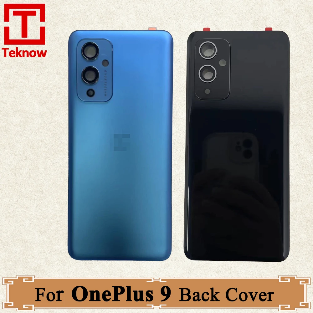 

Original New Cover For Oneplus 9 Battery Back Cover Housing Rear Door Case Replace For Oneplus9 Battery Cover With Camera Lens