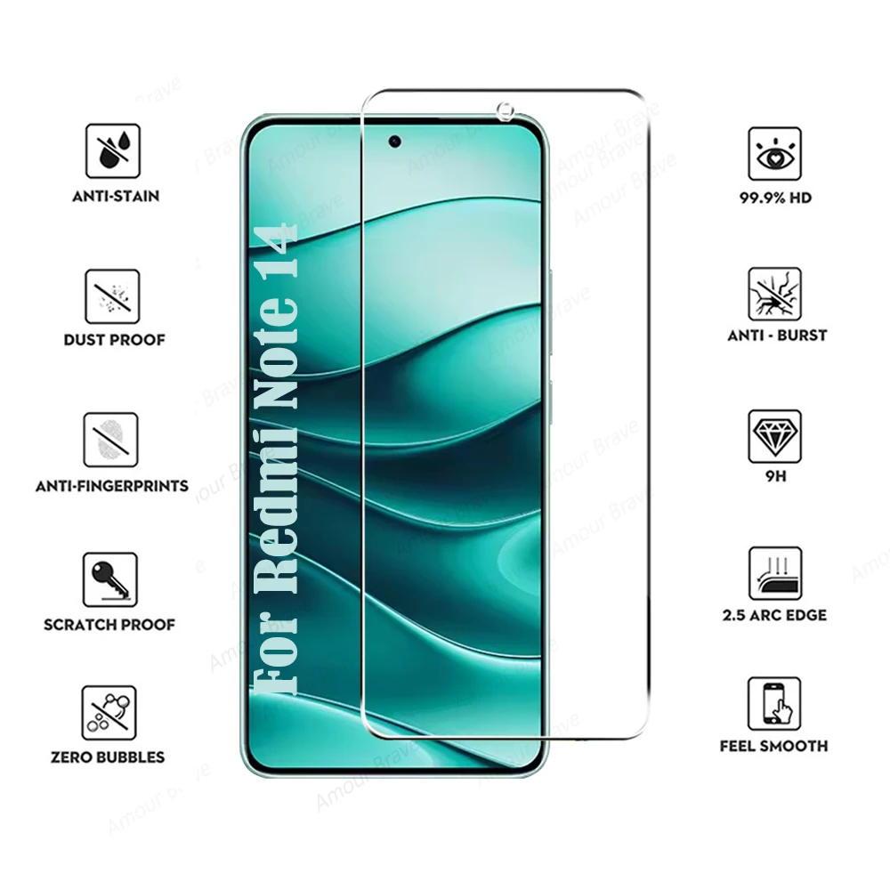 4-Pack Premium Tempered Glass Screen Protectors