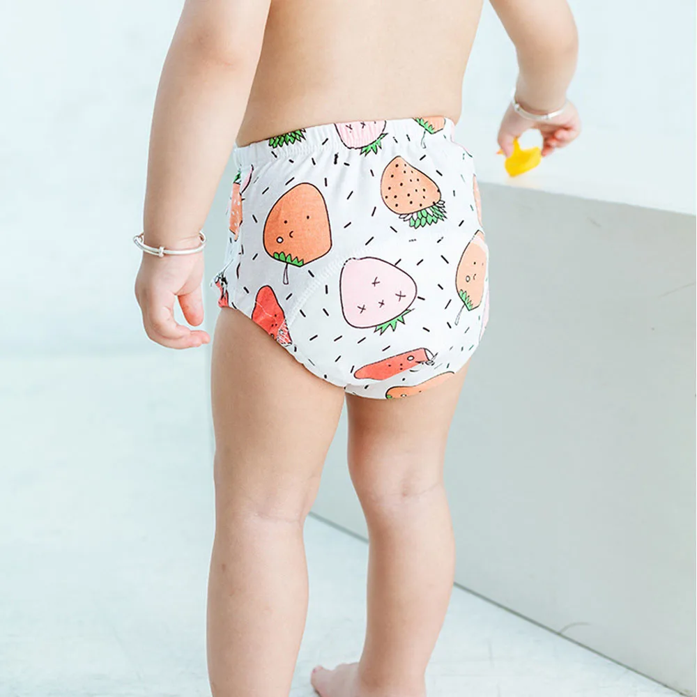 

Infant Shorts Underwear Cloth Baby Diaper Nappies Panties Nappy Changing 6 Layers Waterproof Reusable Cotton Baby Training Pants