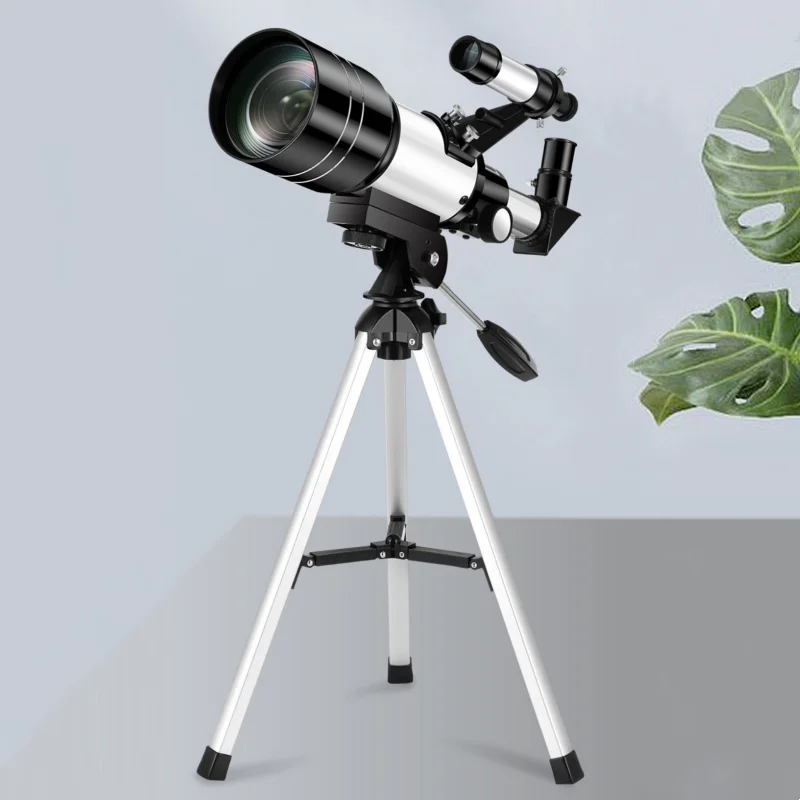 천문 초보자용 전문 여행용 망원경, 천문 굴절 망원경, 70mm 조리개