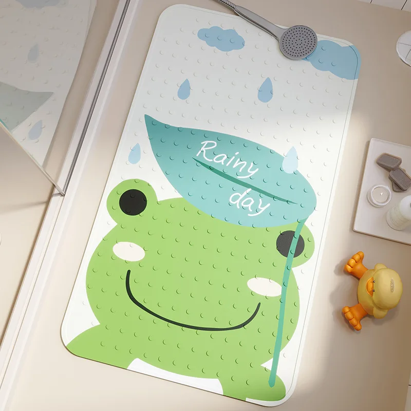 Cartoon Bathroom Non-slip Mat Foot Mat Suction Cup Waterproof Shower Room Bathtub
