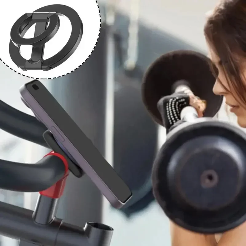 For MagSafe Double-sided Magnetic Phone Holder Metal Desktop Holder  Adjustable 360° Rotation Mobile Phone Stand for IPhone 16