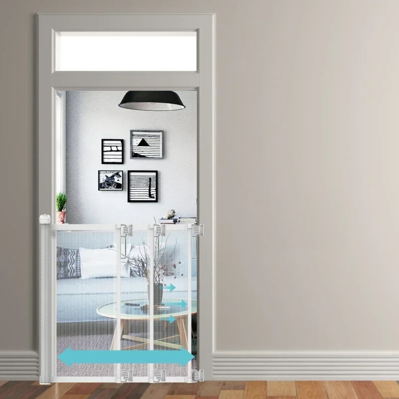 Baby Safety Gate Mesh Retractable Baby Gate Retractable Stair Safety for