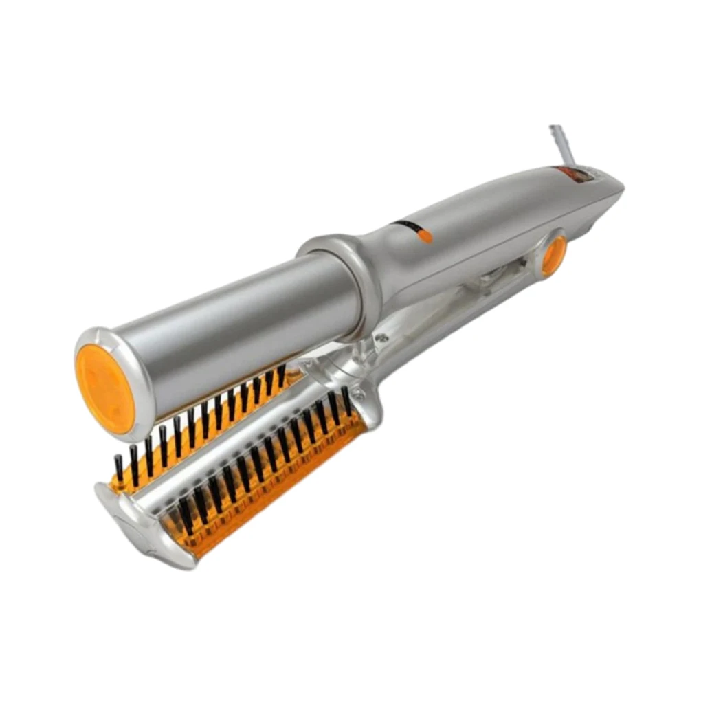 Silver White Professional Curling Iron Adjustable Heat Settings All Hair Types Professional Styling UK Plug