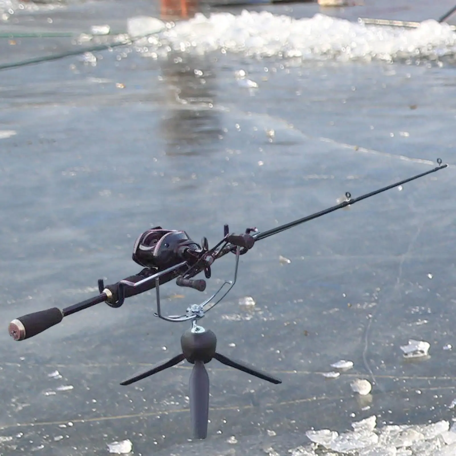 Ice Fishing Rod Holder Adjustable Angle Aluminum Alloy Rack Fishing Rod Rest