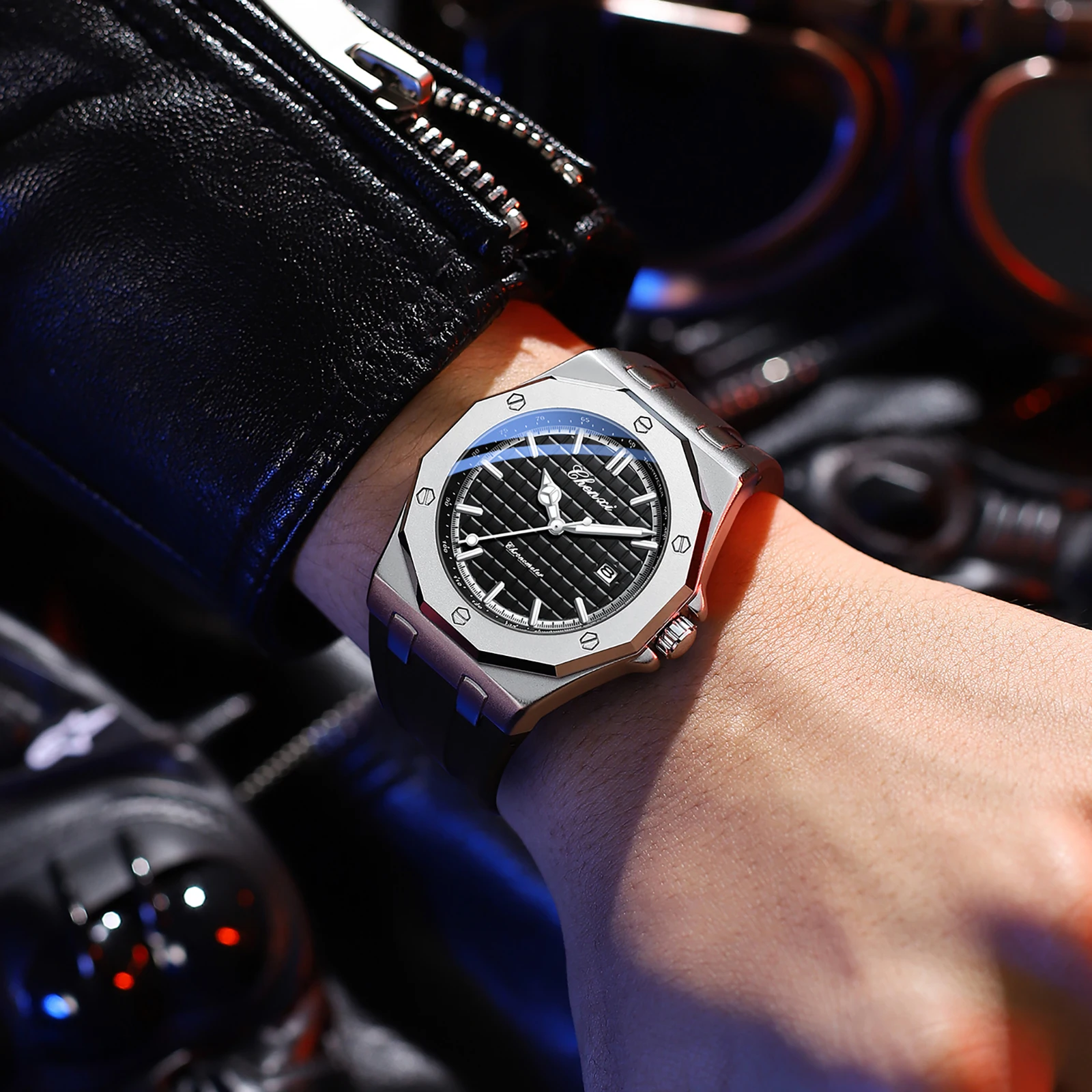 Mens Watches Top Brand Luxury Quartz Calendar Casual Watch Fashion Silicone Waterproof Luminous Wristwatch For Man - 6