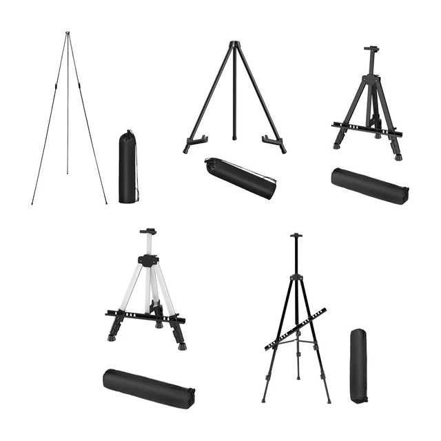 Poster Display Stand Adjustable Height Easel Tripod Collapsible Fixed  Poster Holder Metal Wedding Sign White Easel Stand - AliExpress